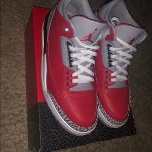 Retro air Jordan 3s worn once